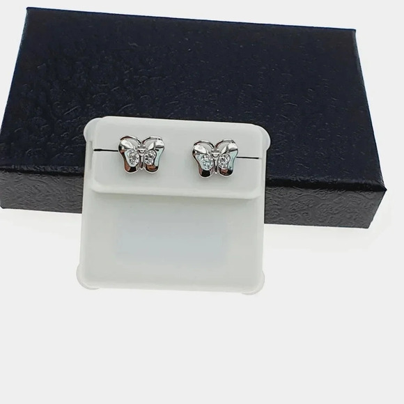 925 sterling silver luxury CZ earrings for women/girls, Bes RJUS2143 - Picture 8 of 11
